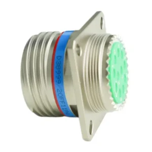 D38999/20FF11PA | 11-Pin Series III Square Flange Receptacle Size 19 1 D38999/20FF11PA-side-view