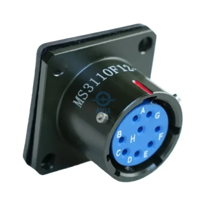 MS3110F12-8S Connector | MIL-DTL-26482 Series I Wall Mount - Image 3
