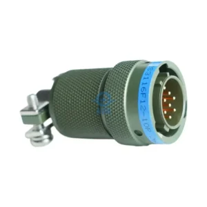 MS3116F12-10P | 10-Pin MIL-DTL-26482 Series I Straight Plug with Strain Relief (Size 12) 1 MS3116F12-10P-side-view