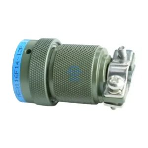 MS3116F14-12P | 12-Pin MIL-DTL-26482 Series I Straight Plug with Strain Relief (Size 14) 2 MS3116F14-12P-dimensions