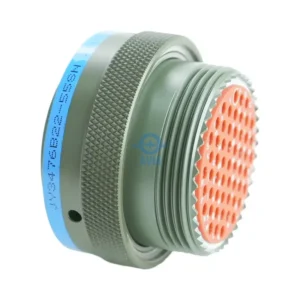 MS3476B22-55SN | 55-Socket MIL-DTL-26482 Series II Plug (Size 22) - Olive Drab Cadmium 1 MS3476B22-55SN-side-view