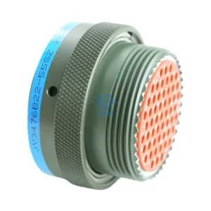 MS3476B22-55SZ | 55-Socket MIL-DTL-26482 Series II Plug with Z-Key (Size 22) - Olive Drab Cadmium 1 MS3476B22-55SZ-side-view
