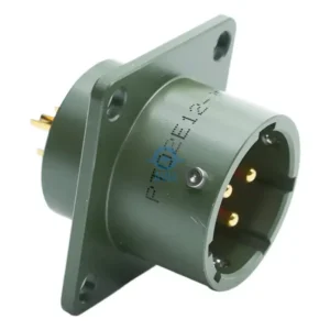 PT02E12-3P | 3-Pin MIL-DTL-26482 Series I Box Mount Receptacle (Size 12) 2 PT02E12-3P-mil-c-26482-series
