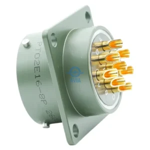 PT02E16-8P | 8-Pin MIL-DTL-26482 Series I Box Mount Receptacle (Size 16) 1 PT02E16-8P-side-view