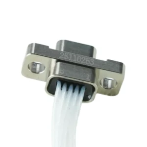 J30J-9TJ-D | 9-Pin Micro-D J30J Series Rectangular Plug Connector 2 J30J-9TJ-D-side-view
