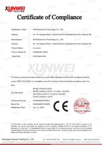 D38999/20FB35PC | MIL-DTL-38999 Series III Circular Connector - AVIA Electronics 29 CE Compliant